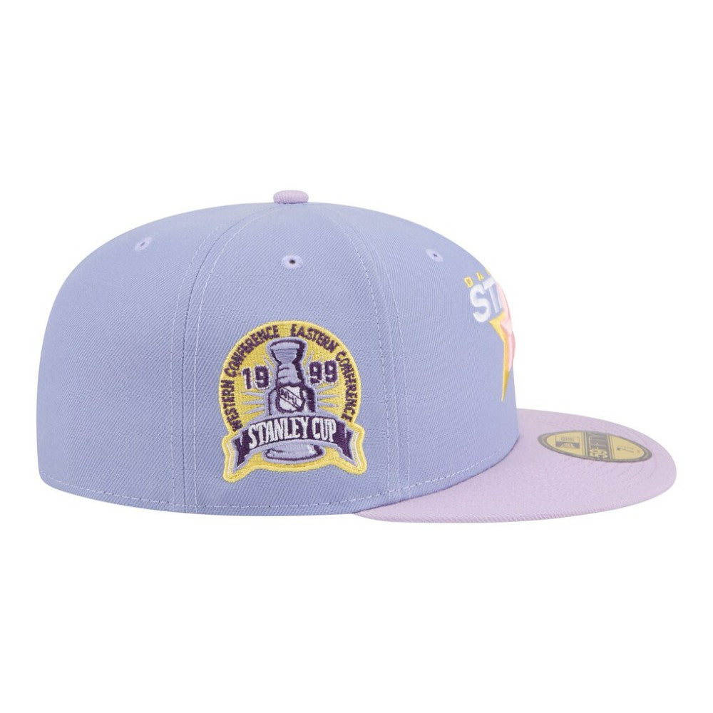 NHL Dallas Stars New Era Lavender Bloom 59FIFTY Fitted Hat - Light Purple/Purple