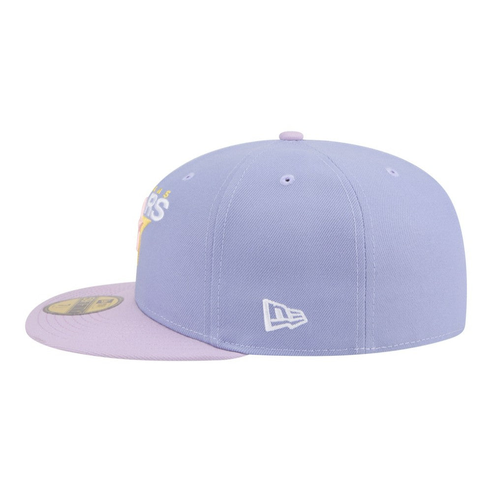 NHL Dallas Stars New Era Lavender Bloom 59FIFTY Fitted Hat - Light Purple/Purple