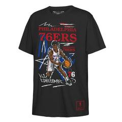 VJ Edgecombe Philadelphia 76ers Outerstuff Youth Chalked Up Player Name & Number T-Shirt Black