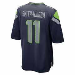 NFL Jaxon Smith-Njigba Seattle Seahawks Super Bowl LX Patch Game Jersey - College Navy