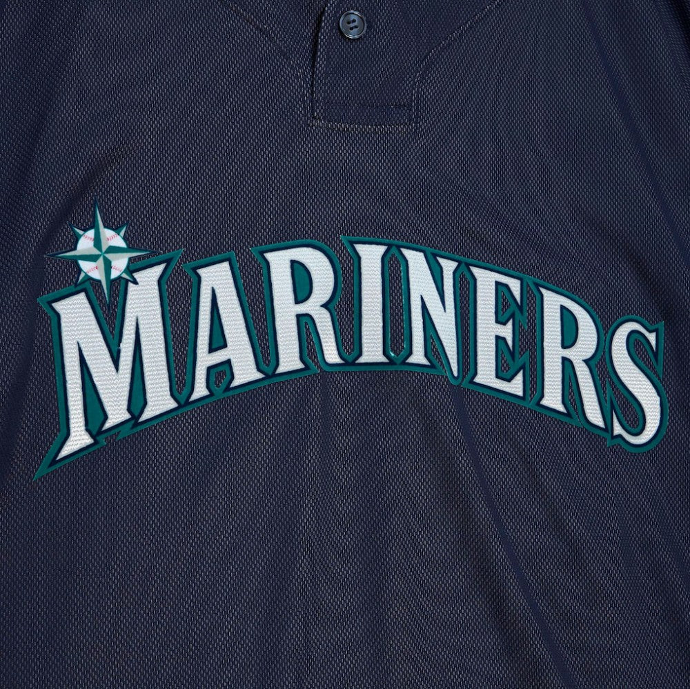 Ichiro Suzuki Seattle Mariners Mitchell & Ness Big & Tall Cooperstown Mesh Batting Practice Jersey - Navy Jerseys