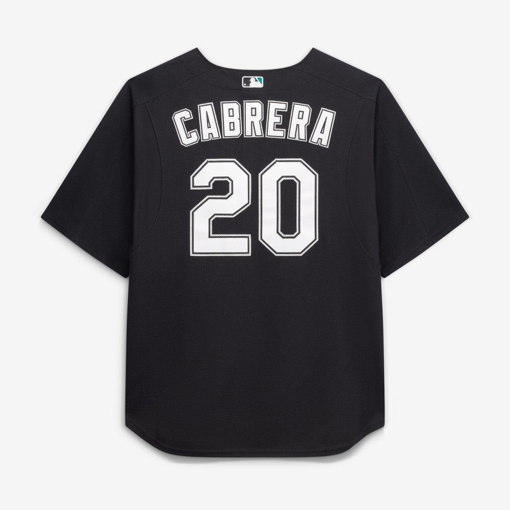 Miguel Cabrera Miami Marlins Mitchell & Ness Big & Tall Cooperstown Mesh Batting Practice Jersey - Black Jerseys