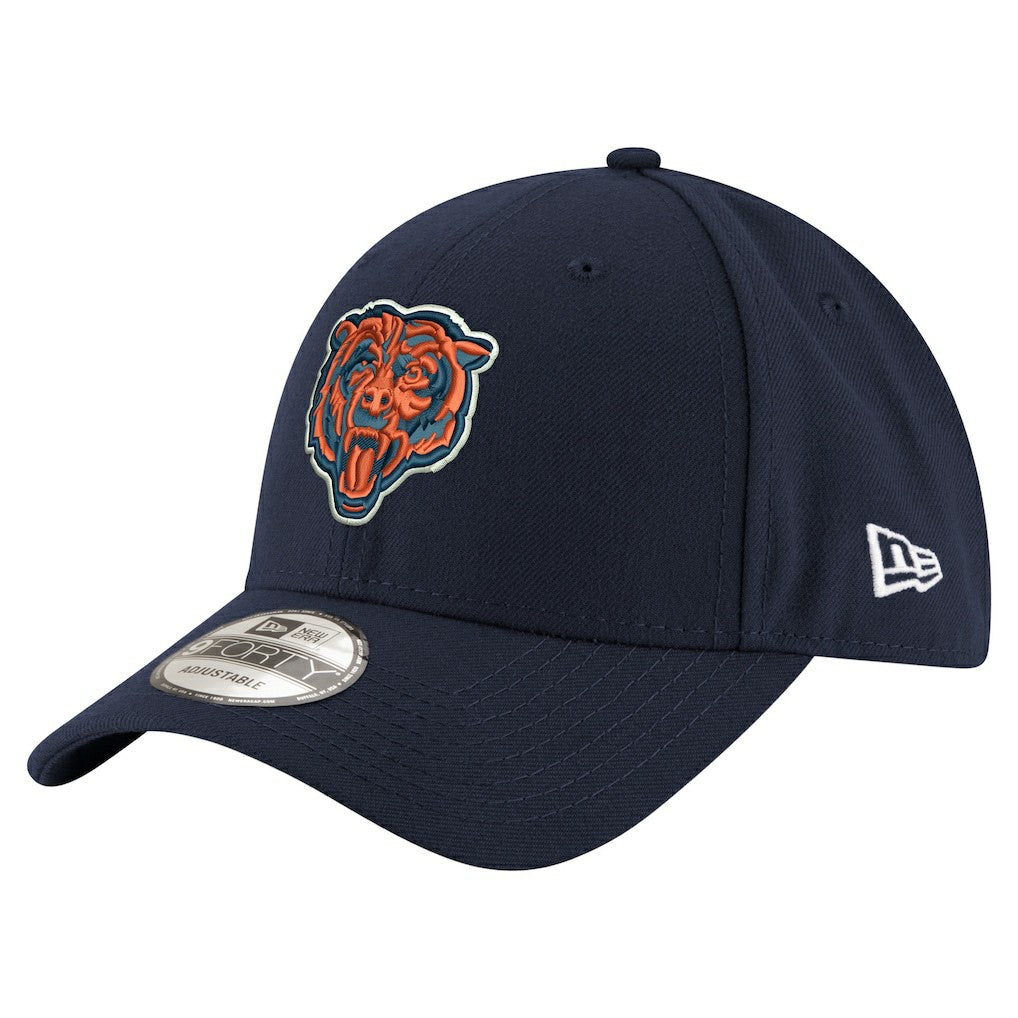 Chicago Bears New Era Youth 9FORTY Adjustable Hat Navy