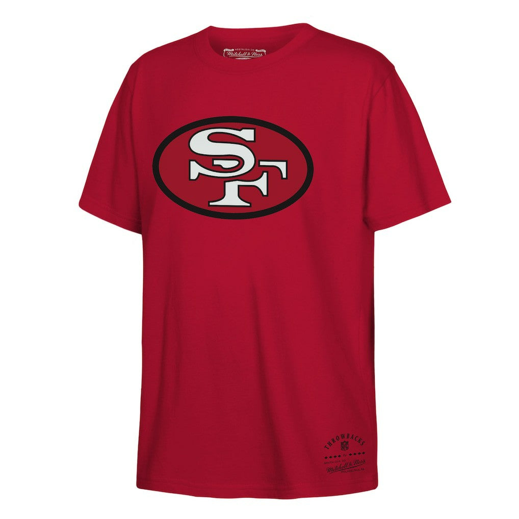 San Francisco 49ers Youth Retro Logo T-Shirt Scarlet