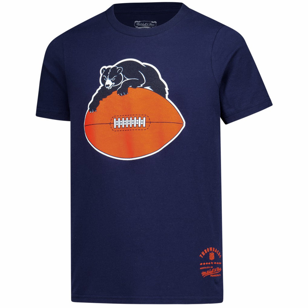 Chicago Bears Youth Retro Logo T-Shirt Navy