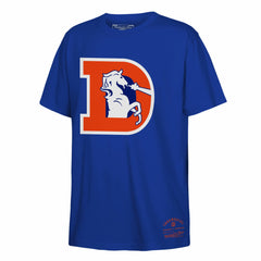 Denver Broncos Youth Retro Logo T-Shirt Royal