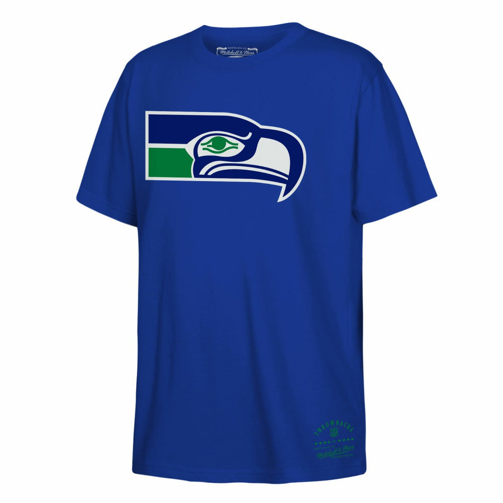 Seattle Seahawks Youth Retro Logo T-Shirt Royal