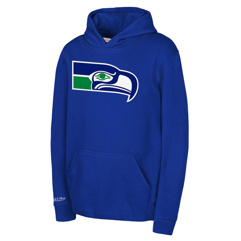 Seattle Seahawks Youth Retro Logo Hoodie Royal