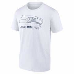 Jaxon Smith-Njigba Seattle Seahawks Tonal Name & Number T-Shirt White