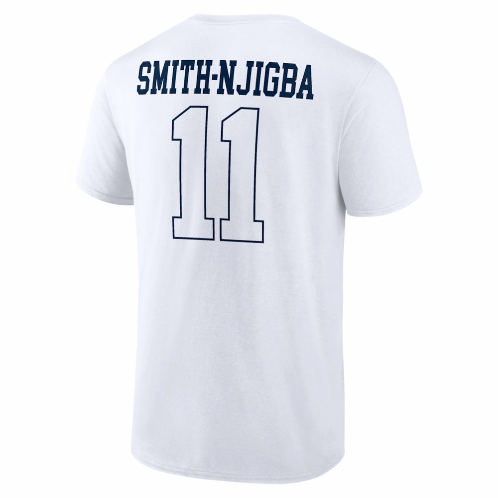 Jaxon Smith-Njigba Seattle Seahawks Tonal Name & Number T-Shirt White