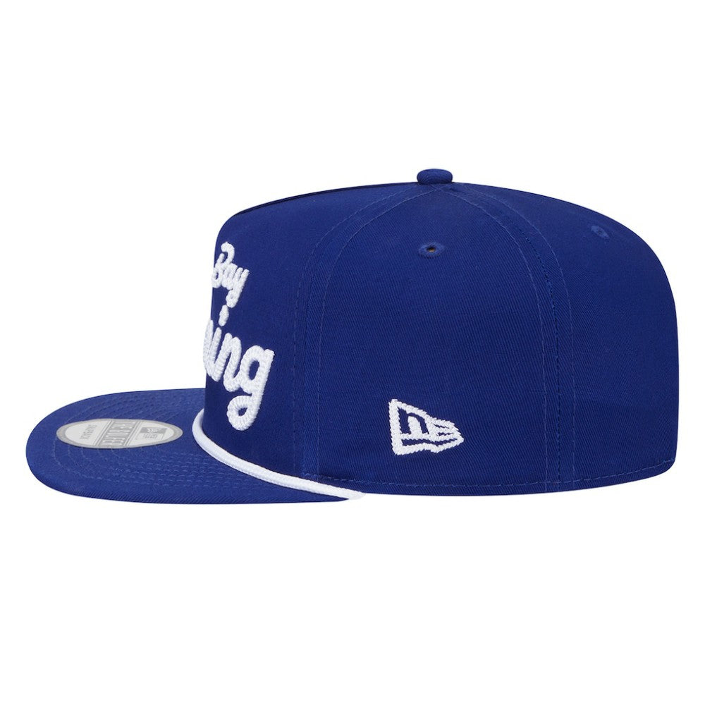 NHL Tampa Bay Lightning New Era Team Text Golfer Adjustable Hat - Blue