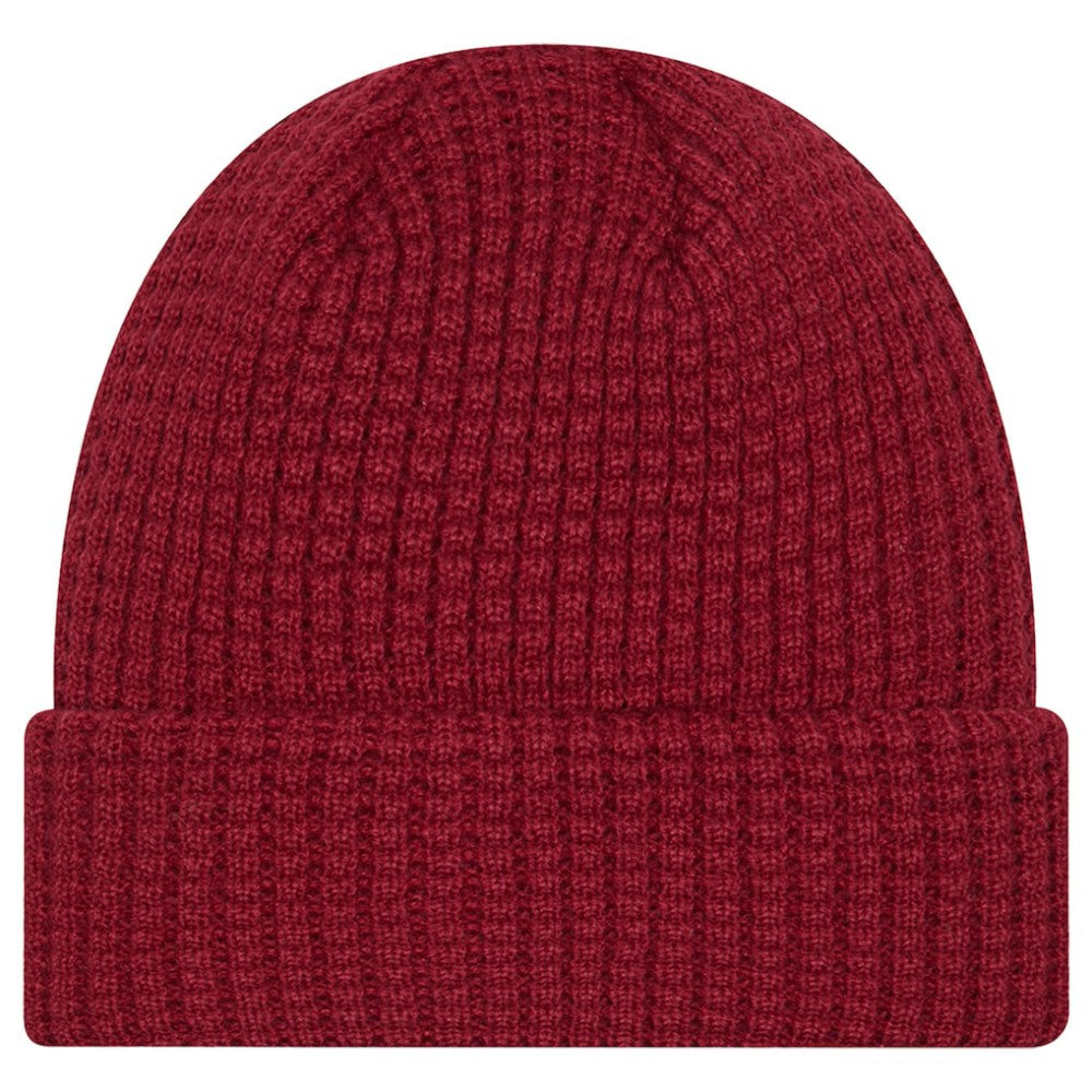 NHL Colorado Avalanche New Era Waffle Cuffed Knit Hat - Burgundy