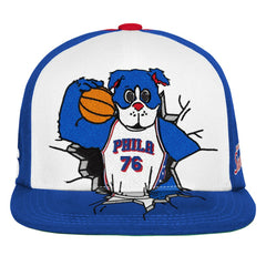 Philadelphia 76ers Youth Mascot Snapback Hat Royal