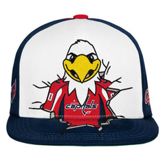 NHL Washington Capitals Mitchell & Ness Youth Mascot Snapback Hat - Navy
