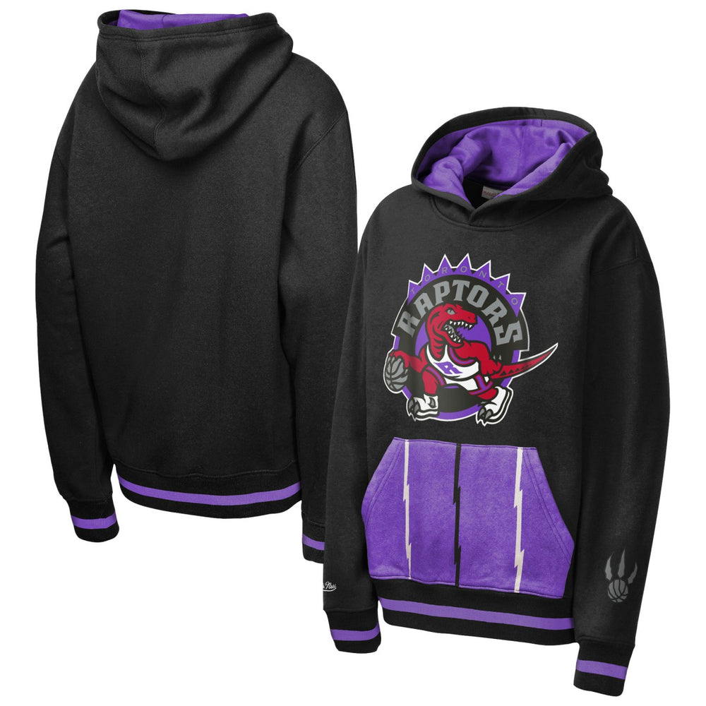 Toronto Raptors Youth Playmaker Fashion Fleece Hoodie Black