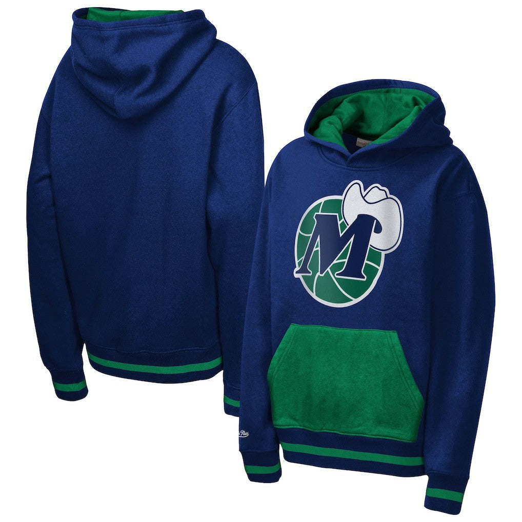 Dallas Mavericks Youth Playmaker Fashion Fleece Hoodie Navy