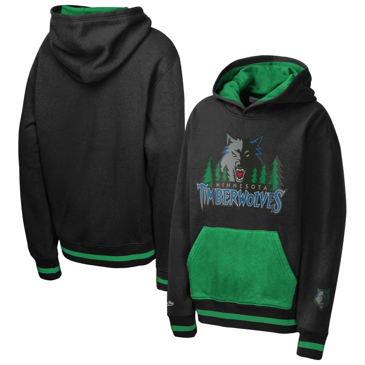 Minnesota Timberwolves Youth Playmaker Fashion Fleece Hoodie Navy