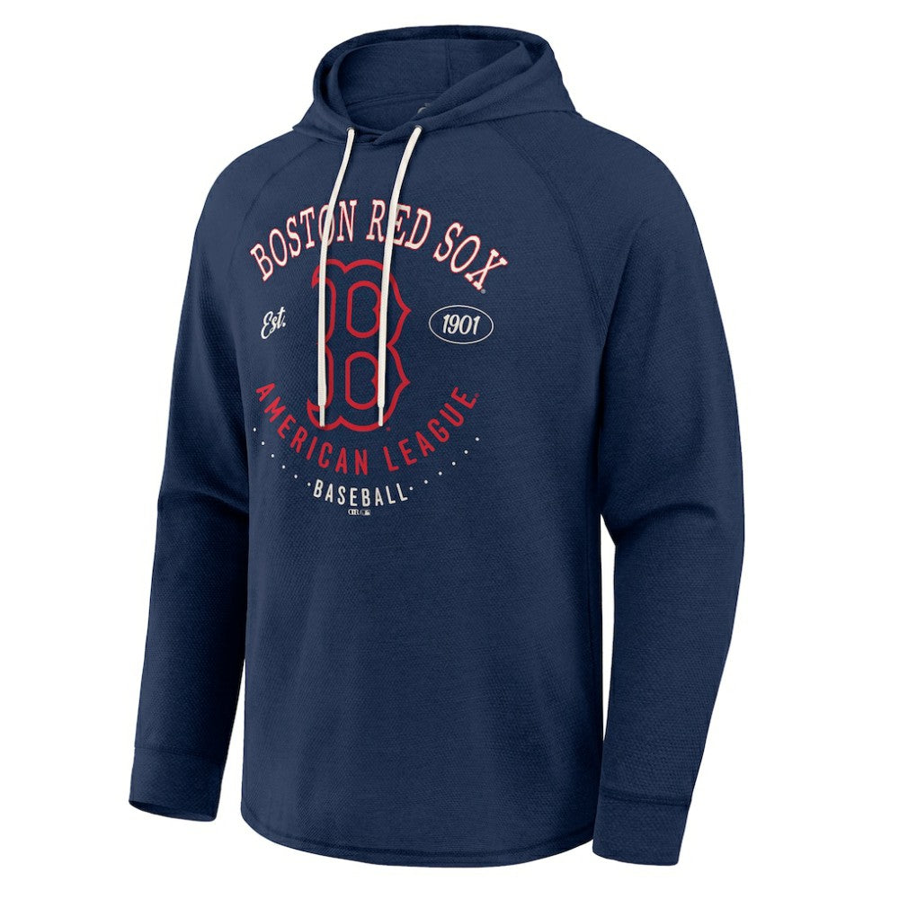 Boston Red Sox Darius Rucker Collection by Fanatics Raglan Hooded Long Sleeve T-Shirt - Navy T-shirts