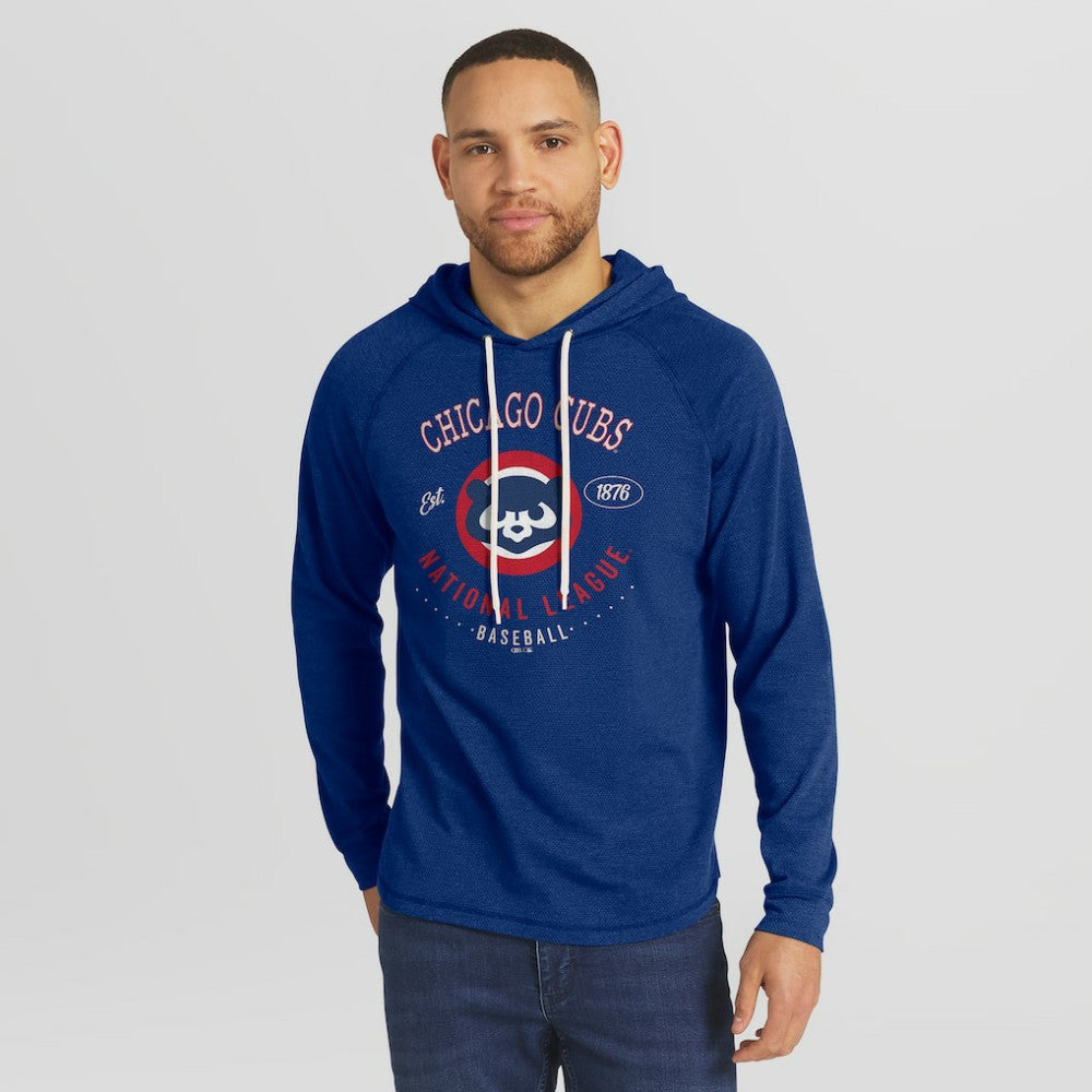 Chicago Cubs Darius Rucker Collection by Fanatics Raglan Hooded Long Sleeve T-Shirt - Royal T-shirts