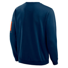 Detroit Tigers Darius Rucker Collection by Fanatics Washed Crew Neck Pullover Sweatshirt - Navy Pullover