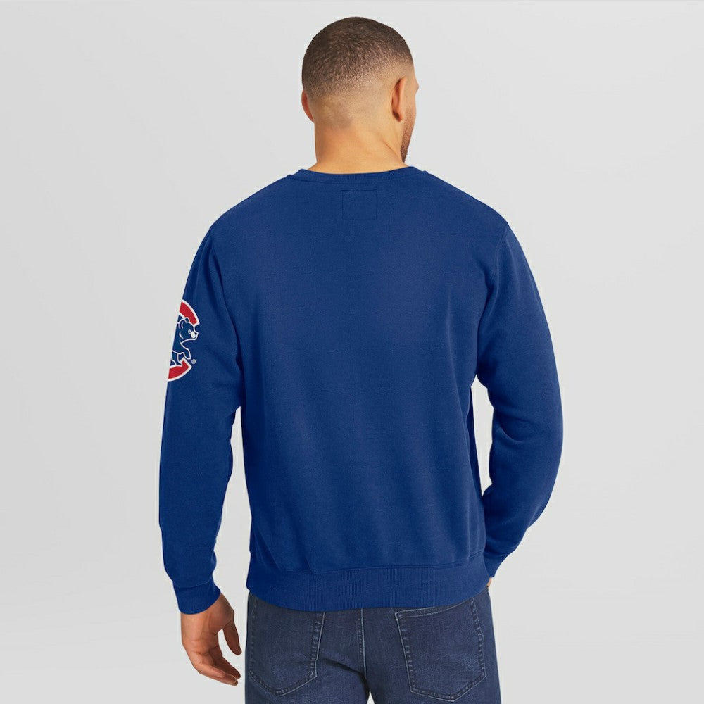 Chicago Cubs Darius Rucker Collection by Fanatics Washed Crew Neck Pullover Sweatshirt - Royal Pullover