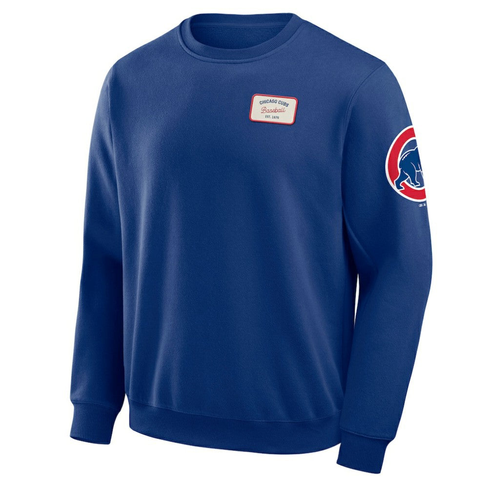 Chicago Cubs Darius Rucker Collection by Fanatics Washed Crew Neck Pullover Sweatshirt - Royal Pullover