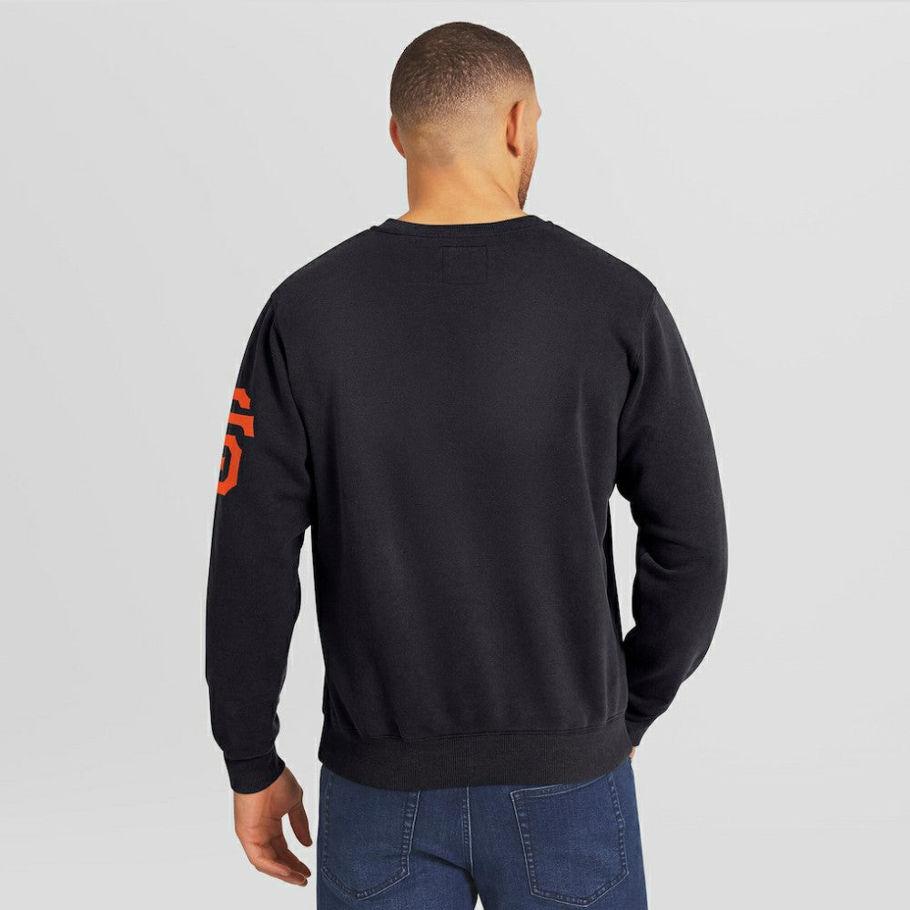 San Francisco Giants Darius Rucker Collection by Fanatics Washed Crew Neck Pullover Sweatshirt - Black Pullover