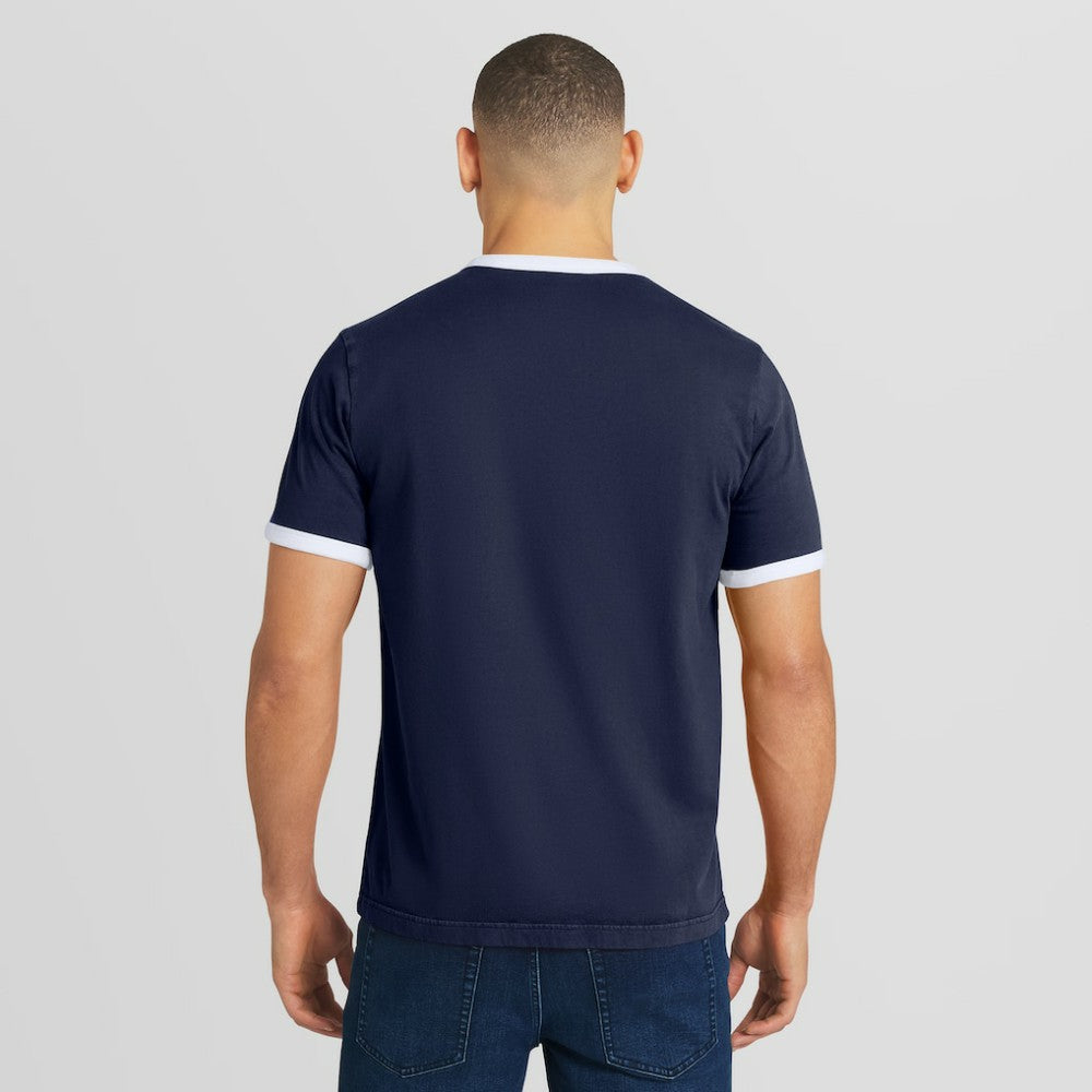 Tampa Bay Rays Darius Rucker Collection by Fanatics Washed Ringer T-Shirt - Navy T-shirts