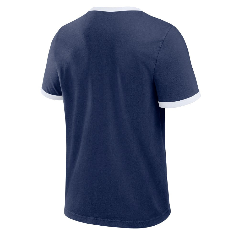 Milwaukee Brewers Darius Rucker Collection by Fanatics Washed Ringer T-Shirt - Navy T-shirts
