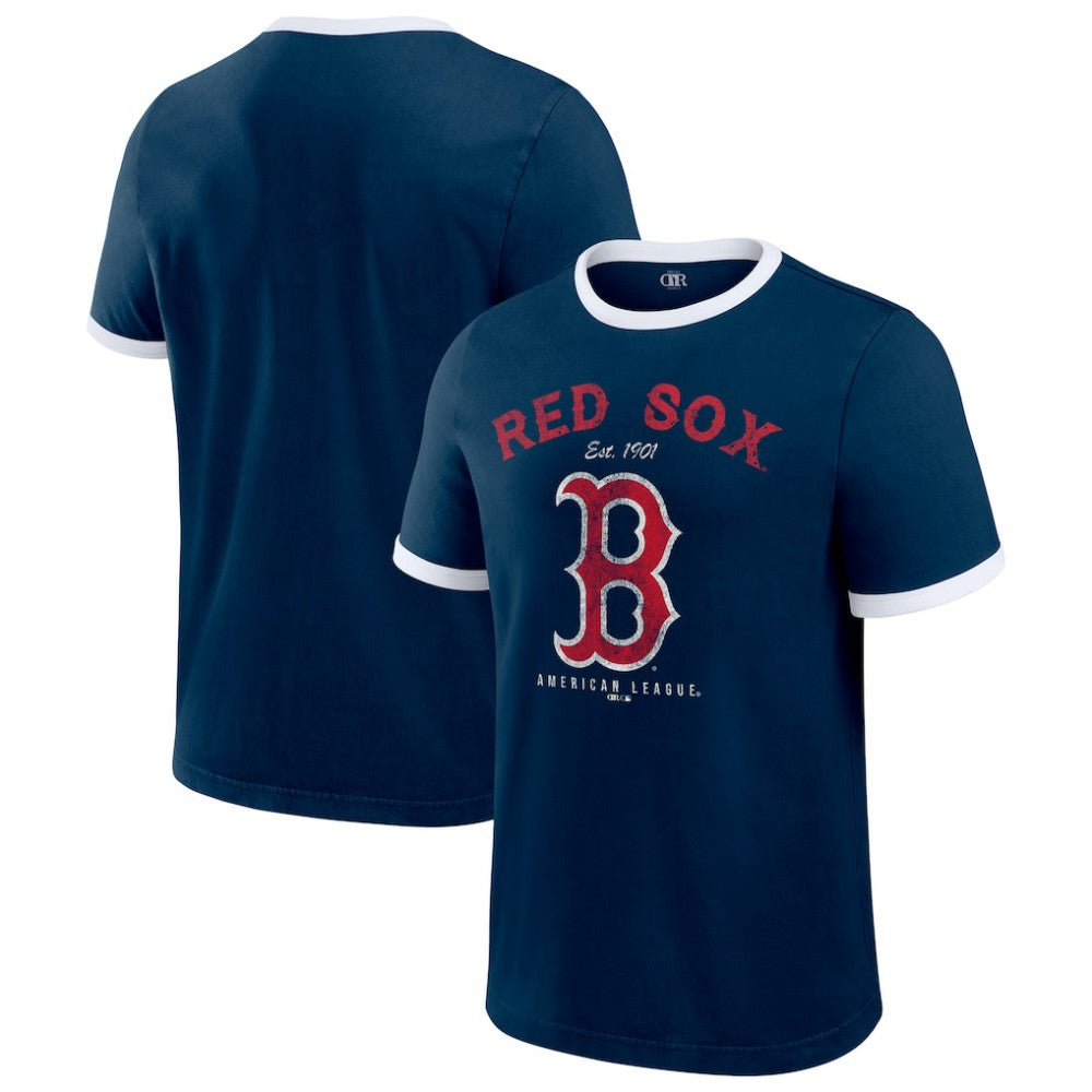 Boston Red Sox Darius Rucker Collection by Fanatics Washed Ringer T-Shirt - Navy T-shirts