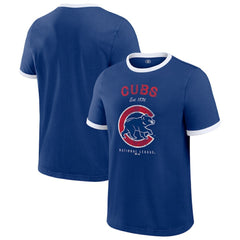 Chicago Cubs Darius Rucker Collection by Fanatics Washed Ringer T-Shirt - Royal T-shirts