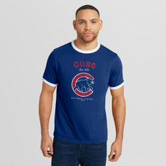 Chicago Cubs Darius Rucker Collection by Fanatics Washed Ringer T-Shirt - Royal T-shirts