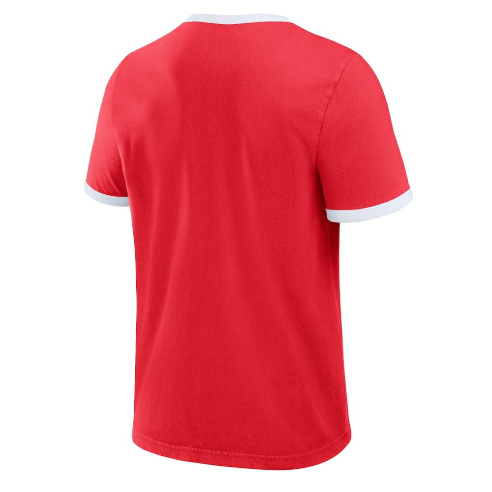 Philadelphia Phillies Darius Rucker Collection by Fanatics Washed Ringer T-Shirt - Red T-shirts