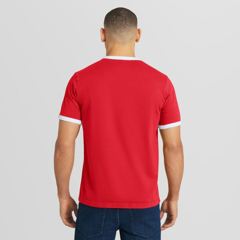 Philadelphia Phillies Darius Rucker Collection by Fanatics Washed Ringer T-Shirt - Red T-shirts