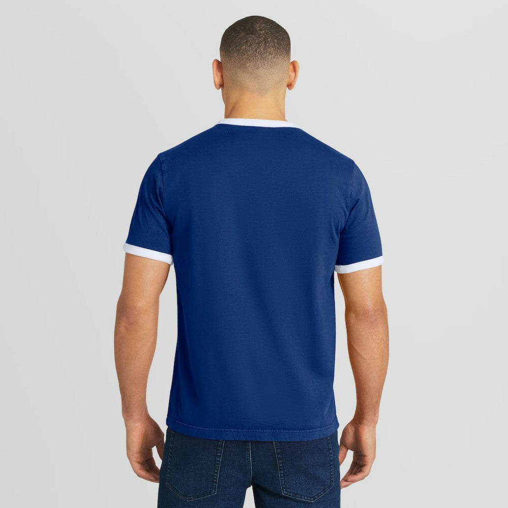 Texas Rangers Darius Rucker Collection by Fanatics Washed Ringer T-Shirt - Royal T-shirts