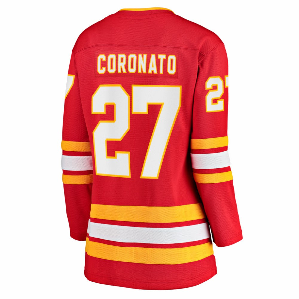 NHL Matt Coronato Calgary Flames Fanatics Women's Home Breakaway Jersey - Red