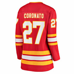 NHL Matt Coronato Calgary Flames Fanatics Women's Home Breakaway Jersey - Red