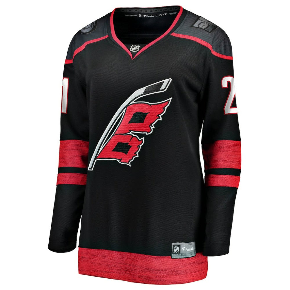 NHL Alexander Nikishin Carolina Hurricanes Fanatics Women's Home Breakaway Jersey - Black