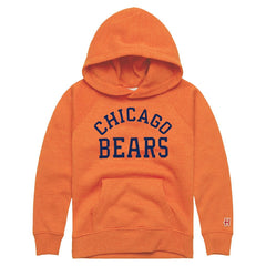 Chicago Bears Homage Youth Classic Tri-Blend Hoodie Orange