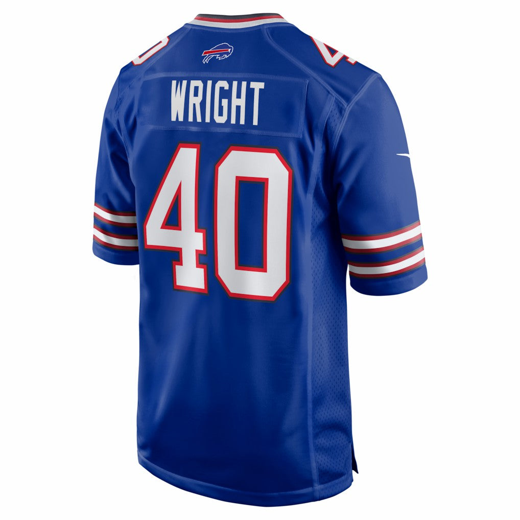 Matthew Wright Buffalo Bills Team Game Jersey Royal