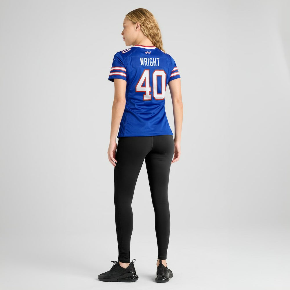 Matthew Wright Buffalo Bills Women's Team Game Jersey Royal