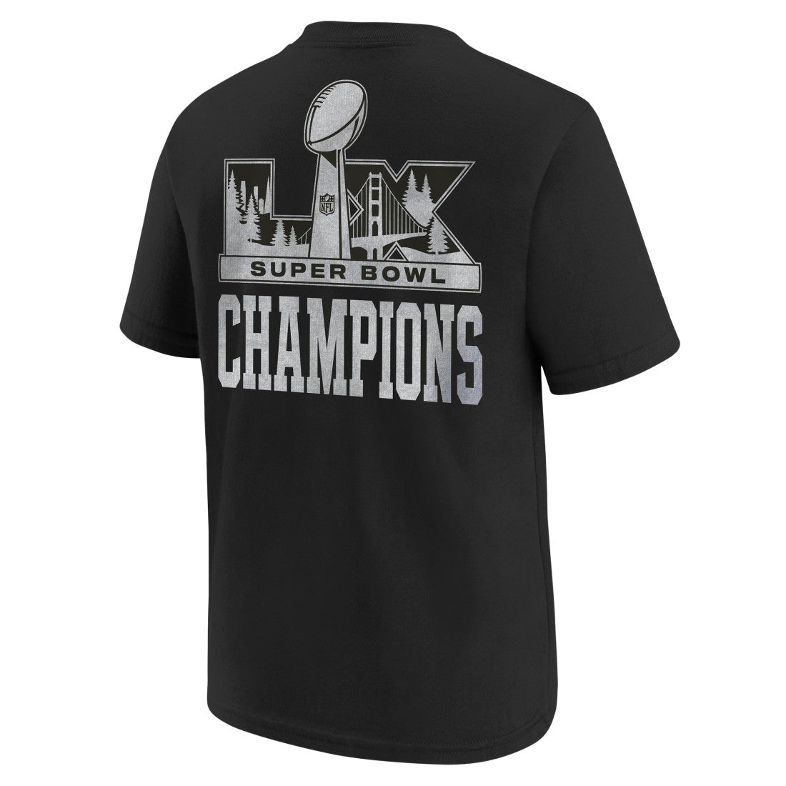 Seattle Seahawks Youth Super Bowl LX Champions Locker Room Trophy Collection Authentic T-Shirt Black