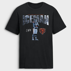 Caleb Williams Chicago Bears Iceman T-Shirt Black