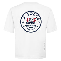 USMNT Levelwear Luxe Signature Knit Transit T-Shirt White