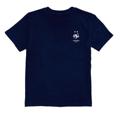 France National Team Vive La Fete Youth Impressions Artwork T-Shirt Navy sale