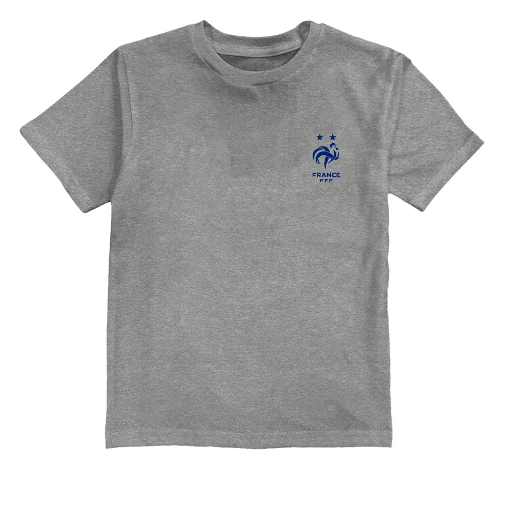 France National Team Vive La Fete Youth Impressions Artwork T-Shirt Gray