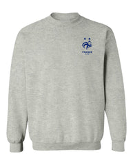 France National Team Vive La Fete Women's Impressions Artwork Sweatshirt Gray shop