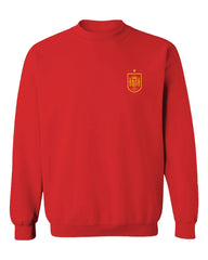 Spain National Team Vive La Fete Women's Impressions Artwork Sweatshirt Red