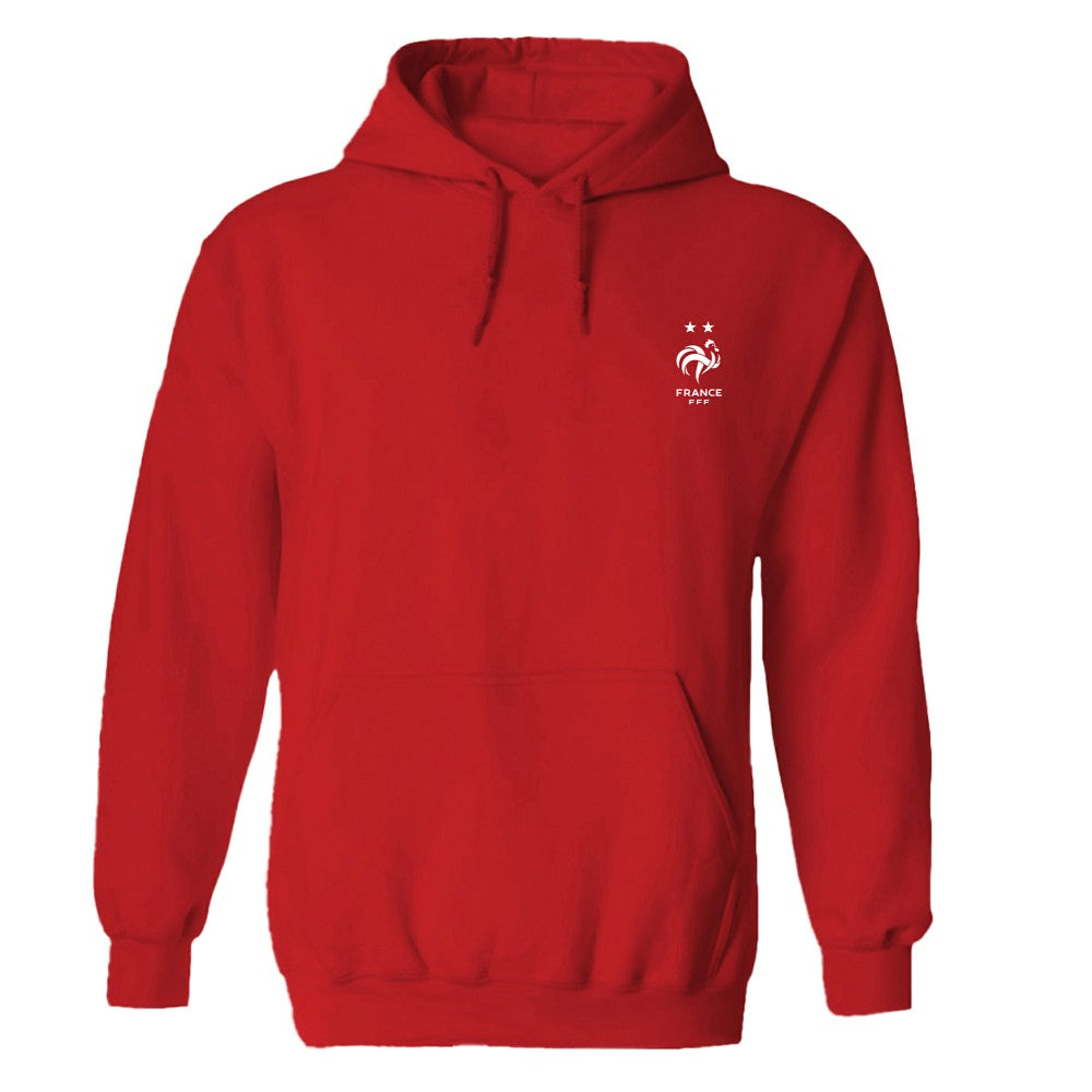 France National Team Vive La Fete Women's Impressions Artwork Hoodie Red