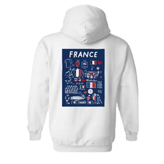France National Team Vive La Fete Women's Impressions Artwork Hoodie White shop
